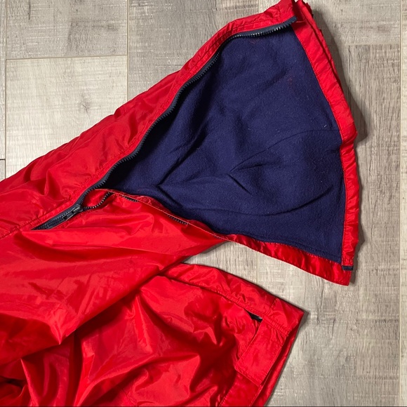 Patagonia Pants & Jumpsuits Patagonia Red Nylon Snow Fleece Lined